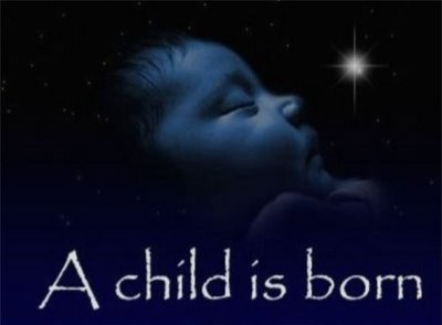 The Christ child is born!