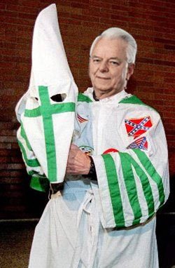 Image result for Robert Byrd in his KKK garb