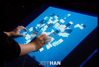 Demonstration of a multi-touch interface by Jefferson Han