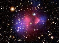 Image which proves the existence of dark matter