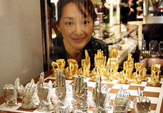 Luxury chess set.