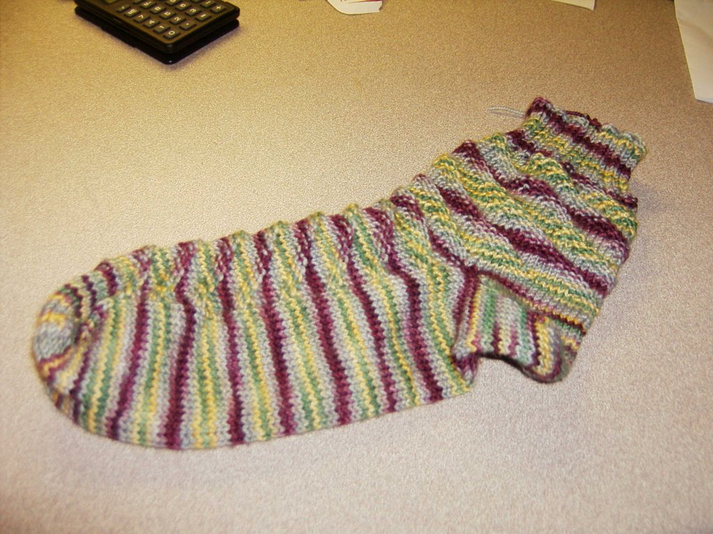 Shoes and Yarn: A sock and a quarter...