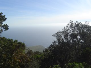 Vista del mar desde el cerro