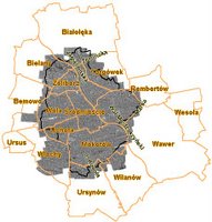 Ortofotmapa: Warszawa 1945