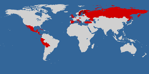 Karta Hela Jorden – Karta 2020