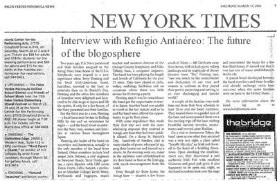 Refugio Antiaereo en el New York Times