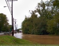 Flooded creek in Elkton, KY
