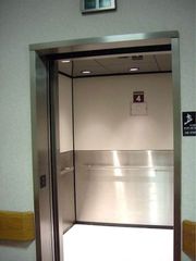 Clean, inviting floor inside a lift?