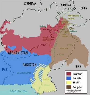 Pakistan's Main Ethnic Composition