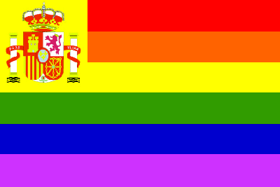 Spain Rainbow Flag