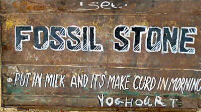 Fossil Stone sign