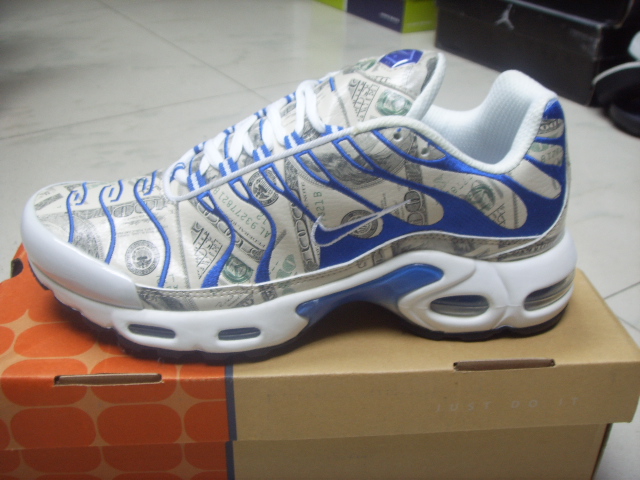 nike tn dollars a vagues bleu