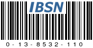 IBSN: Internet Blog Serial Number 0-13-8532-110