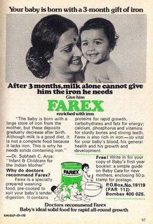 Farex baby food