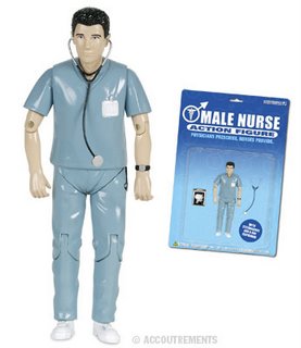 A Male Nurse Action Figure.