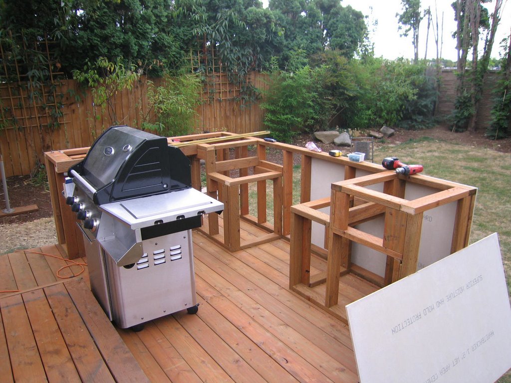 Outdoor Cooking Bbq Island Made Simple Step Framing