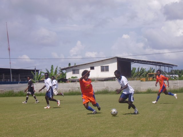 SFC Team 1's Brown Defending - Match Against Young Corner