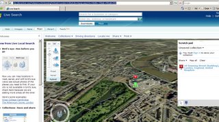Geocoding UK Addresses in 3D in Virtual Earth