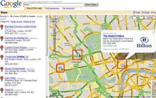 Google Maps Ads Sponsored Links