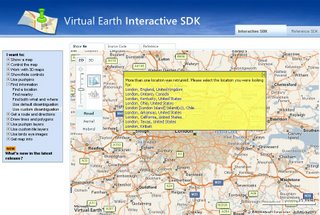 Virtual Earth SDK