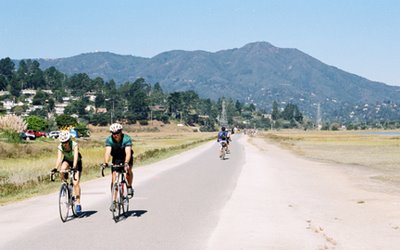 Image of bike path in Mill Valley, California