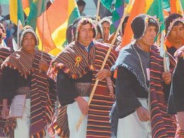 Inauguration de l'A.C.: pueblo tarabuco