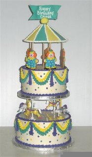 Carousel Birthday Cake kidz