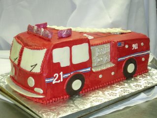 Firetruck Cakes kidz