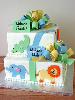 Noah's Ark Baby Shower Cake babycake