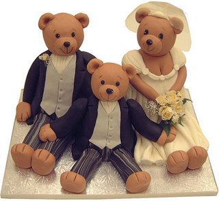 Family of Bears Wedding Cake wc