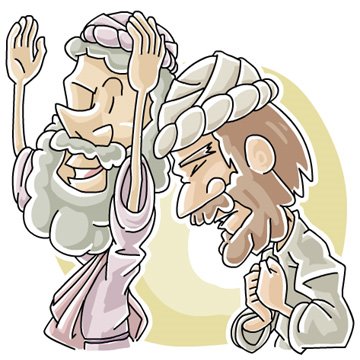 A Pharisee and a tax collector