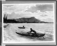 Outrigger Canoes, Library of Congress, Prints & Photographs Division, [reproduction number, LC-USZ62-105953