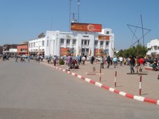 Lubumbashi, centre-ville économique et géographique  la place de la Poste centrale