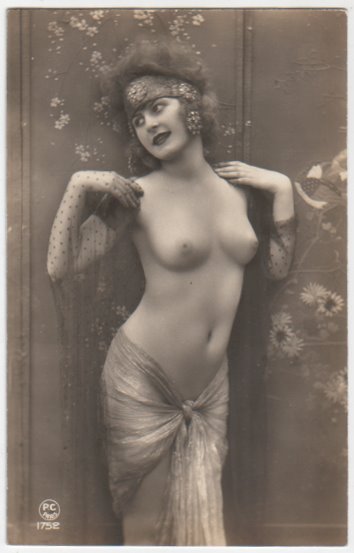 354px x 553px - Banana Hole: vintage french nude postcard
