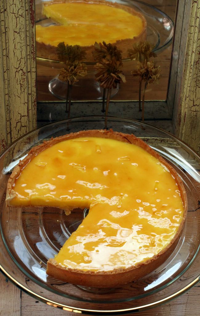 photograph picture tarte au citron lemon tart made using a pierre herme recipe