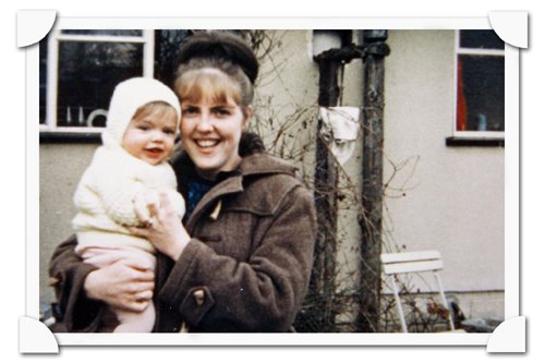 probably taken in about 1967 - my mum and me in bristol england