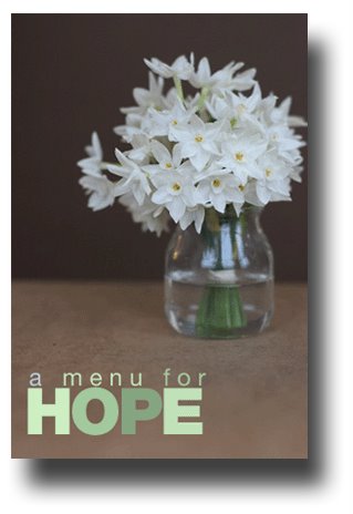 photograph picture a menu for hope
