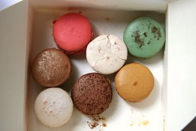 photograph picture of macarons from Pierre Herme's Vaugirard Store in Paris