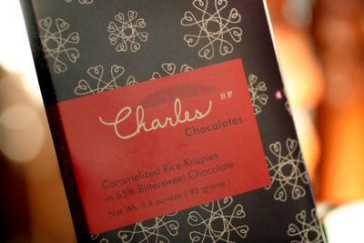 photograph picture of charles chocolate bar from san francisco