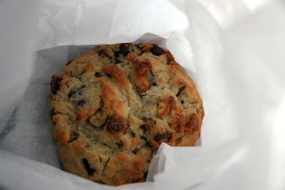 photograph picture cookie from levain bakery in new york