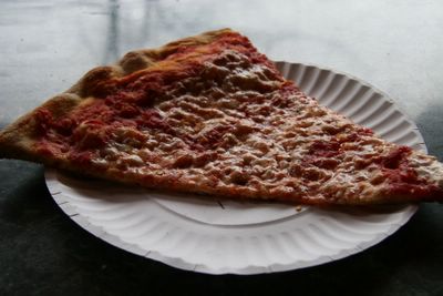 photograph picture joe's pizza slice new york