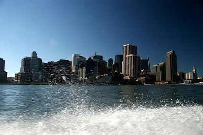 photo picture image looking at down town san francisco from the bay