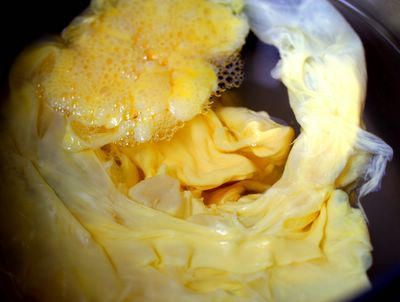 photograph picture poached scrambled eggs madeby the method described by chef daniel patterson in the new york times