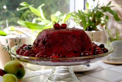 how to make English Summer Pudding with red berries including recipe