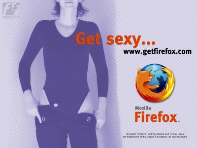 Sample Femfox wallpaper for Firefox