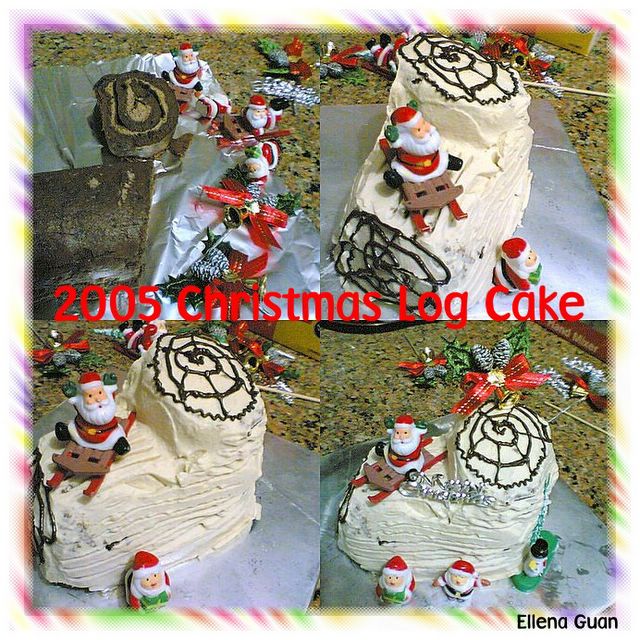 ... log cake since last year some of the christmas cake decorations are