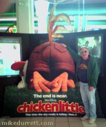 Photo: Buddies Chicken Little and Mike Durrett.