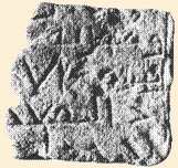 fragmento de lápida árabe hallado en can Constantí