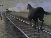 Horse And Train, Alex Colville