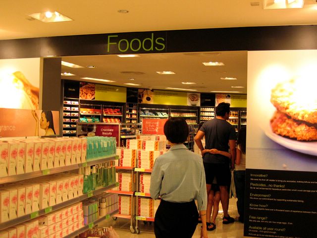 Marks and Spencers food section